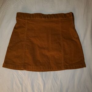 GUC J. Crew Corduroy Brown A-line Skirt Girls 14
